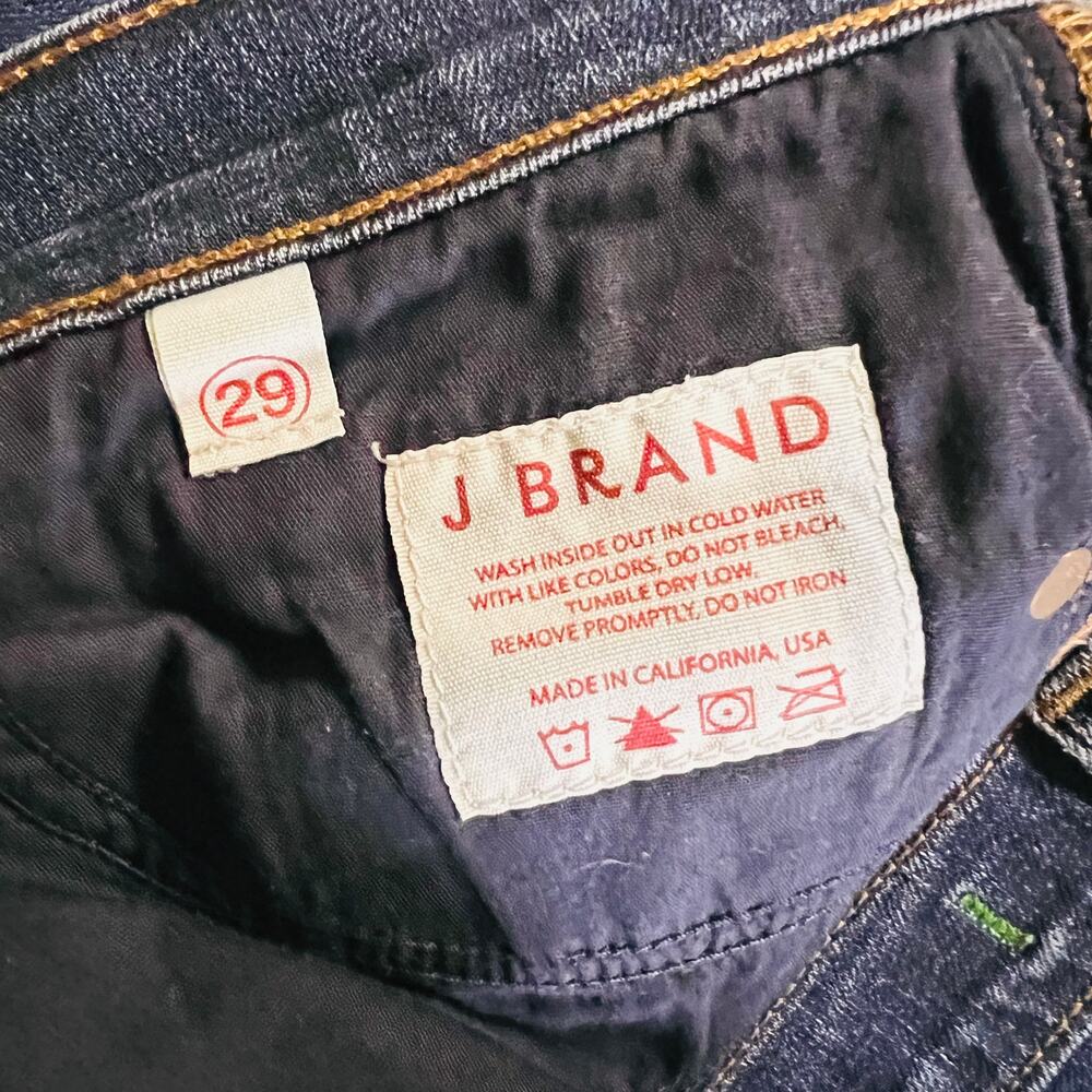J Brand Skinny Raw Step Hem Mid Rise Ankle Jeans Size 29 - Picture 6 of 11